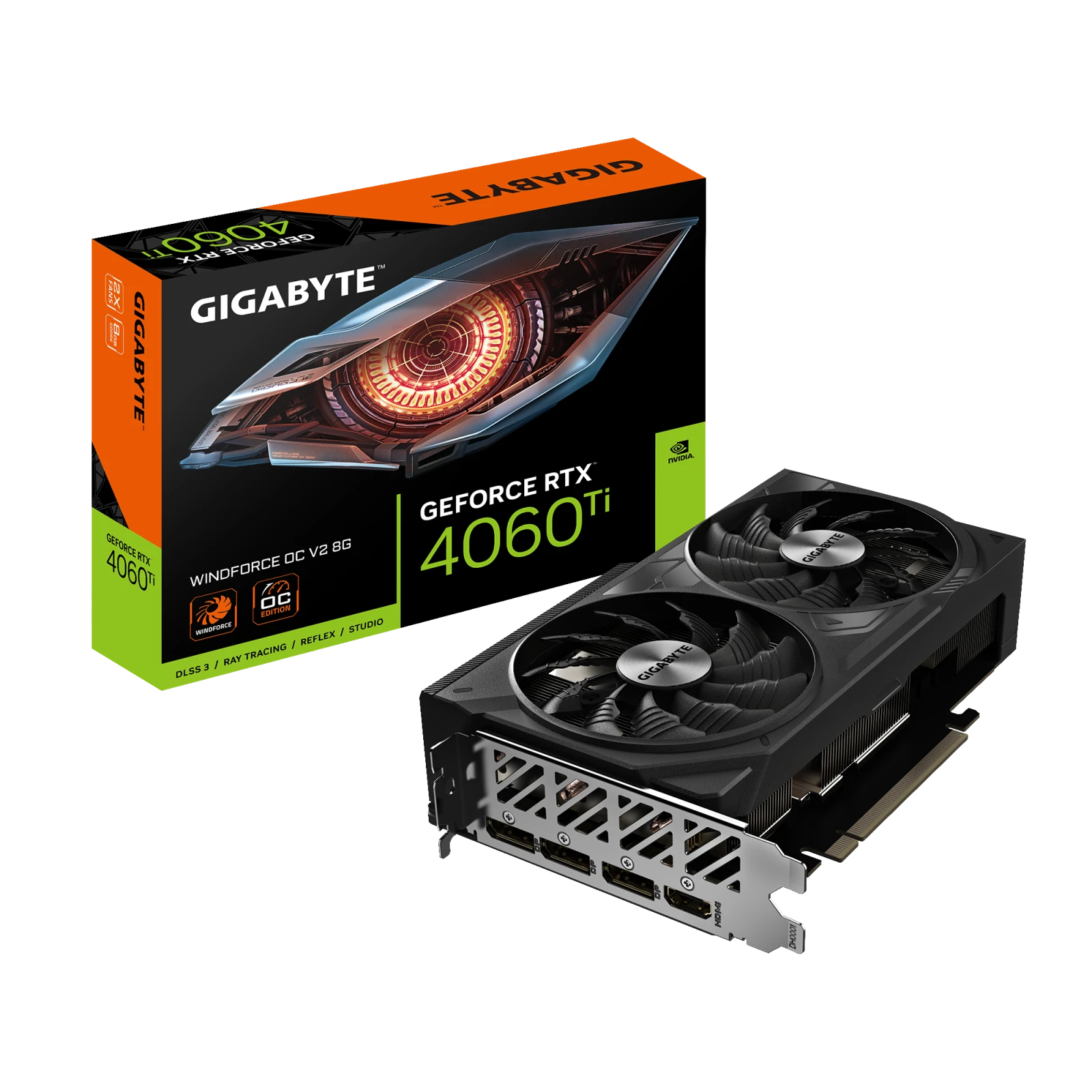 Gigabyte GeForce RTX 4060 Ti WINDFORCE OC V2 8G